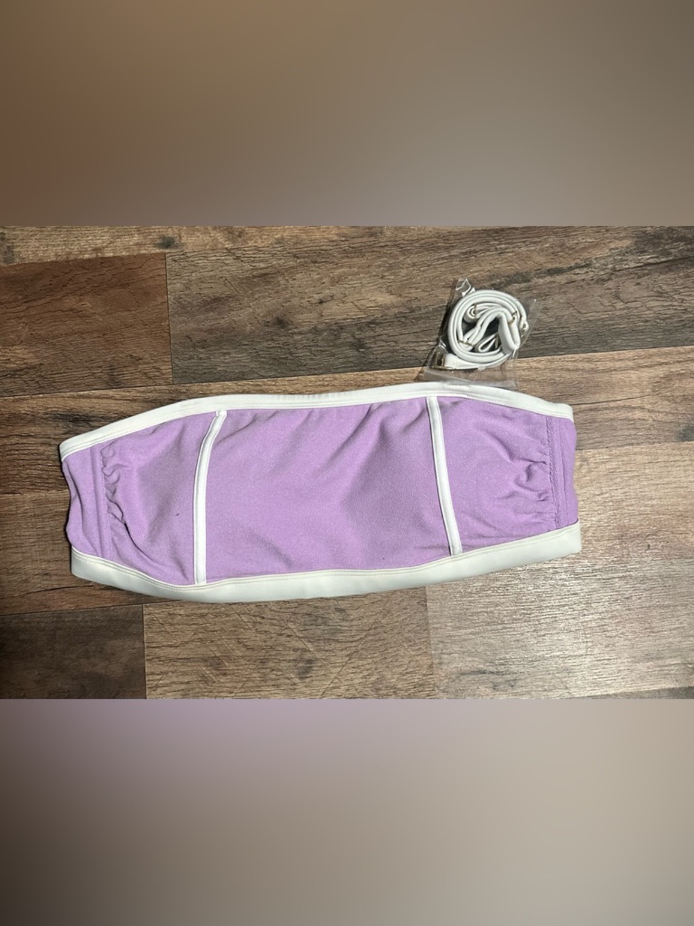 Kona Sol Lavender Strapless Bikini Top w/ Straps | Removable Pads | Women’s